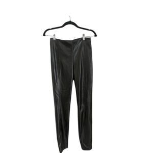 NWT Nicole Miller Faux/Vegan Leather Pants - Black, Sleek & Chic